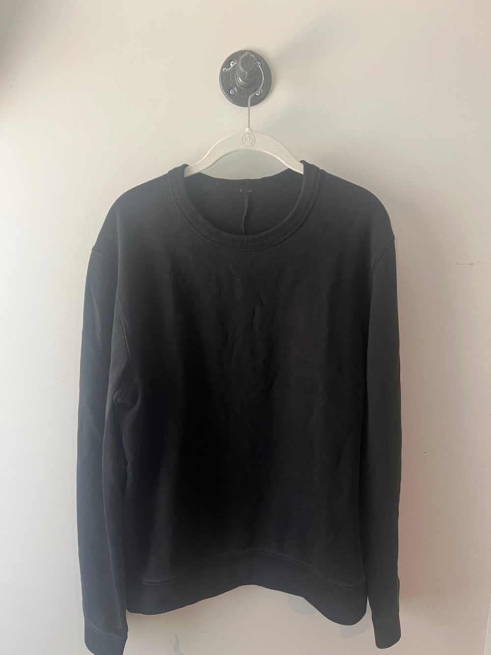 lululemon athletica Men's Black Crewneck Sweatshirt